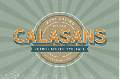 Calasans - 7 Layered Fonts