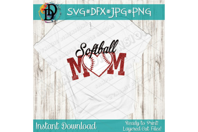 Softball svg, softball mom, baseball mom svg, softball cutfile, svg fi