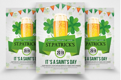 Saint Patrick Day Flyer Template