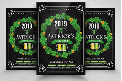 Saint Patrick Day Flyer Template