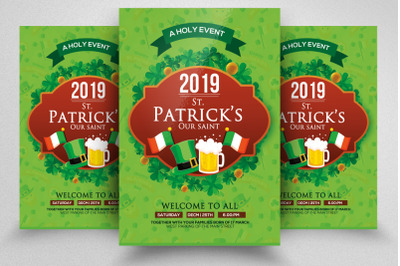 Saint Patrick Day Flyer Template