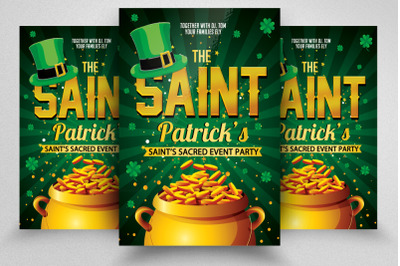 Saint Patrick Day Flyer Template