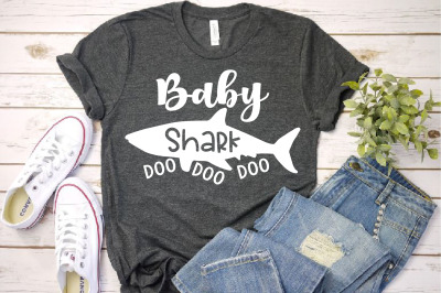 Baby Shark SVG Doo Doo Doo Sea World Family funny Best Birthday 1303S