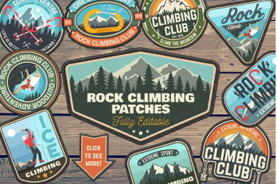 Rock Climbing Patches