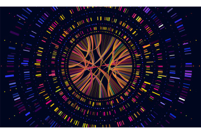 Genome data. Genetics sequence barcode visualisation&2C; dna test and gen