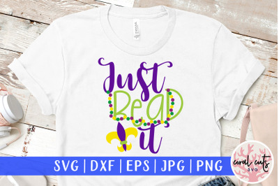 Just Bead It - Mardi Gras SVG EPS DXF PNG Cutting File