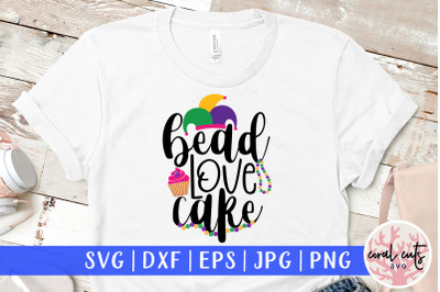 Bead love cakes - Mardi Gras SVG EPS DXF PNG Cutting File