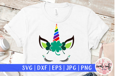 St. Patrick&#039;s Day Unicorn LGBTQ - St. Patrick&#039;s Day SVG EPS DXF PNG