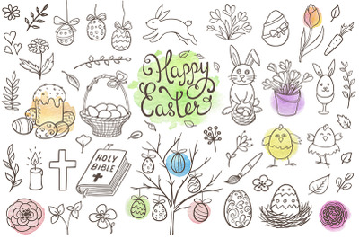 Easter Doodles Design Kit