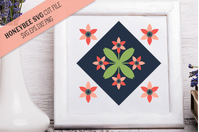 Download Download Blooming Blossom Barn Quilt SVG Cut File Free ...