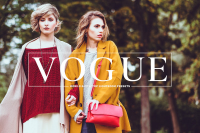 Vogue Mobile &amp; Desktop Lightroom Presets Collection