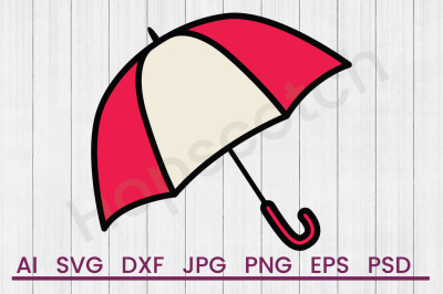 Umbrella  - SVG File, DXF File