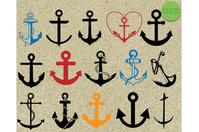 anchor svg, svg files, vector, clipart, cricut, download