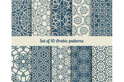 Vector arabic patterns