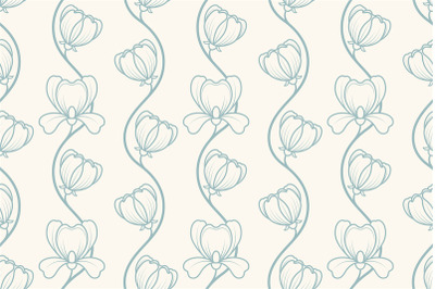 Seamless floral background