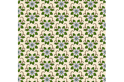 Vintage floral pattern