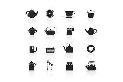 Tea Icons Set