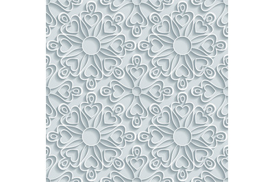 Abstract Paper Floral Pattern