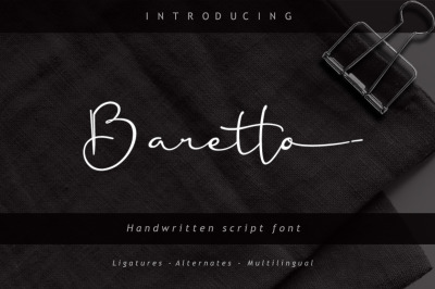 Baretto Font
