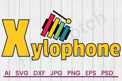 Xylophone - SVG File, DXF File