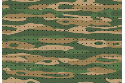 Military camouflage. Army camo textile texture&2C; hunting green camoufla