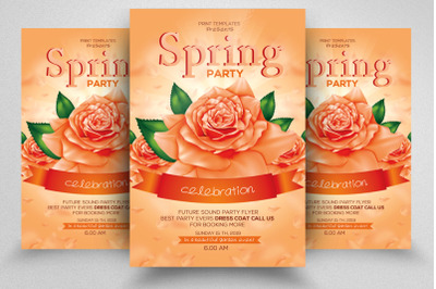 Spring Festival Flyer Template