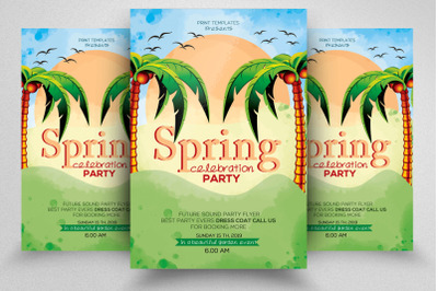 Spring Festival Flyer Template