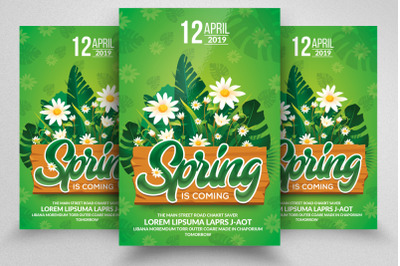 Spring Party Flyer Template