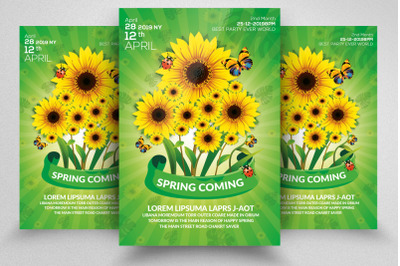 Spring Season Flyer Template