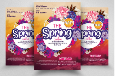 The Spring Flyer Template