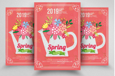 Spring Party Flyer Template