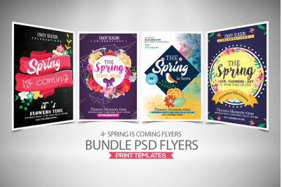 4 Spring Flyers Bundle