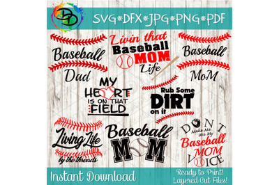 Baseball Svg Baseball Bundle Svg Baseball Mom Svg Bundle Shirt, Baseba