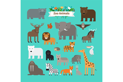 Zoo Animals Icons