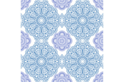 Blue ornament pattern