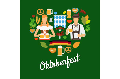 Oktoberfest flat elements