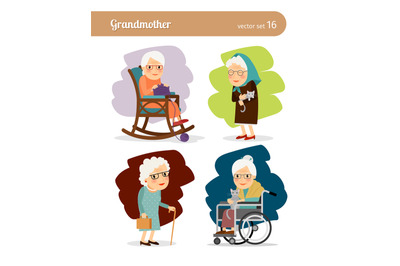 Grandmother cartoon character