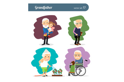 Grandfather cartoon character