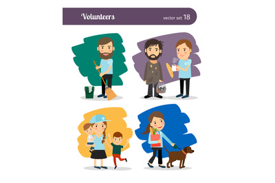 Volunteers characters