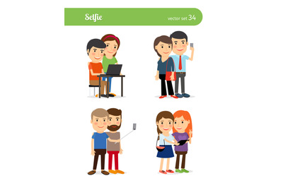 People Taking Selfie