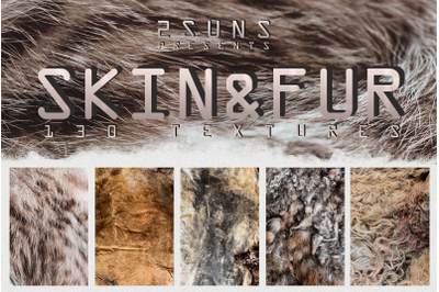 130 SKIN AND FUR textures pack overlays