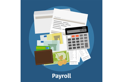 Invoice sheet, paysheet or payroll icon