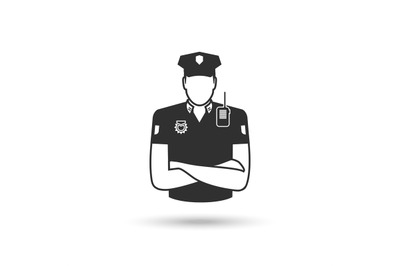 Policeman vector icon