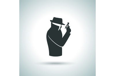 Secret agent icon