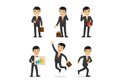 Businessman isolated vector