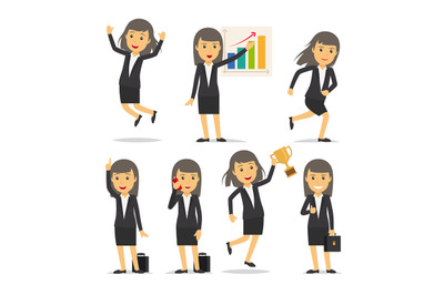 Businesswoman character vector