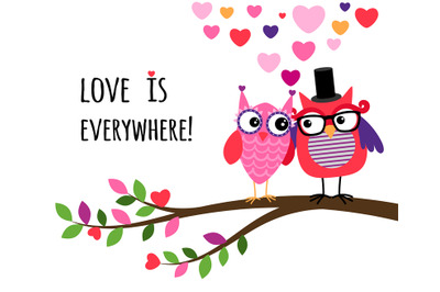 Owl Happy Valentines Day