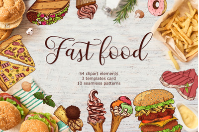 Fast Food-clipart+menu