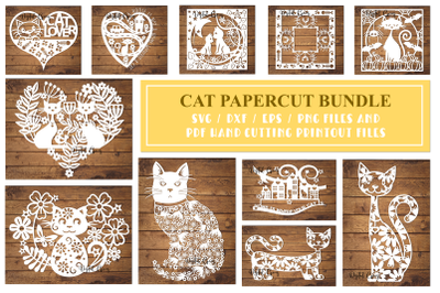 Cat papercut bundle