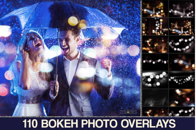 110 PHOTO OVERLAYS BOKEH lights Effect